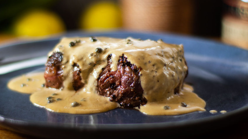 Steak au poivre